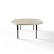 BORD 1067 » FOREST GREEN / MAT SORT/BØRSTET RUSTFRI