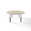 BORD 1067 » FOREST GREEN / MAT HVID/POLERET RUSTFRI