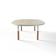 BORD 1067 » FOREST GREEN / MAT HVID/BØRSTET KOBBER 