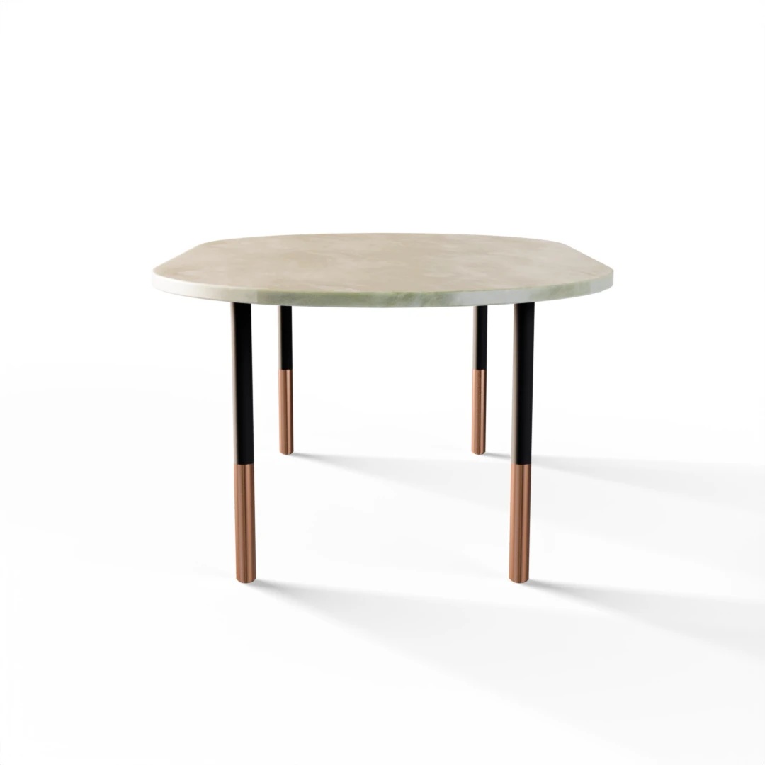 TABLE 1068 » FOREST GREEN / MATT BLACK/BRUSHED COPPER