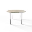 TAVOLO 1068 » FOREST GREEN / BIANCO OPACO/INOX SPAZZOLATO