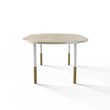 TAVOLO 1068 » FOREST GREEN / BIANCO OPACO/ORO SPAZZOLATO