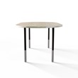 TAVOLO 1069 » FOREST GREEN  / NERO OPACO/INOX SPAZZOLATO