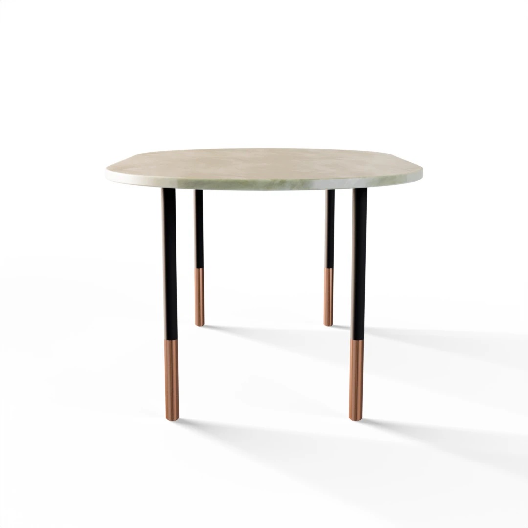 TABLE 1069 » FOREST GREEN / MATT BLACK/BRUSHED COPPER 