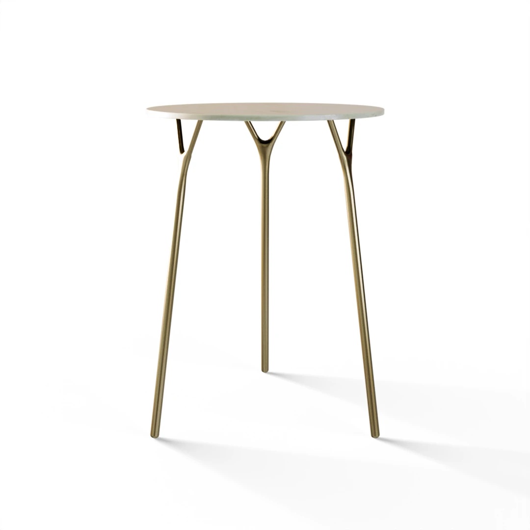 TABLE 1070 » FOREST GREEN/BRUSHED GOLD 