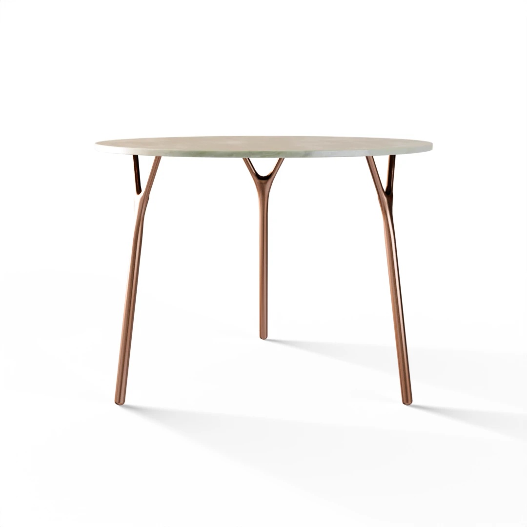 TAVOLO 1071 » FOREST GREEN/RAME SPAZZOLATO