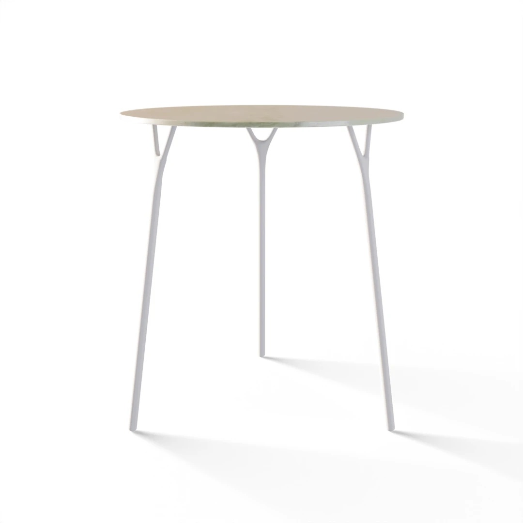 TISCH 1072 » FOREST GREEN/WEIß MATT