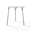 TABLE 1073 » FOREST GREEN/BRUSHED STAINLESS