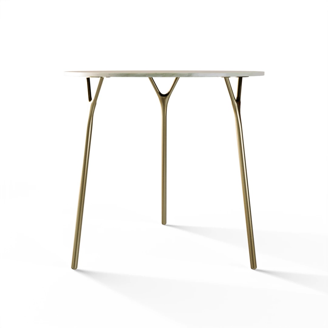 BORD 1073 » FOREST GREEN/BØRSTET GULD