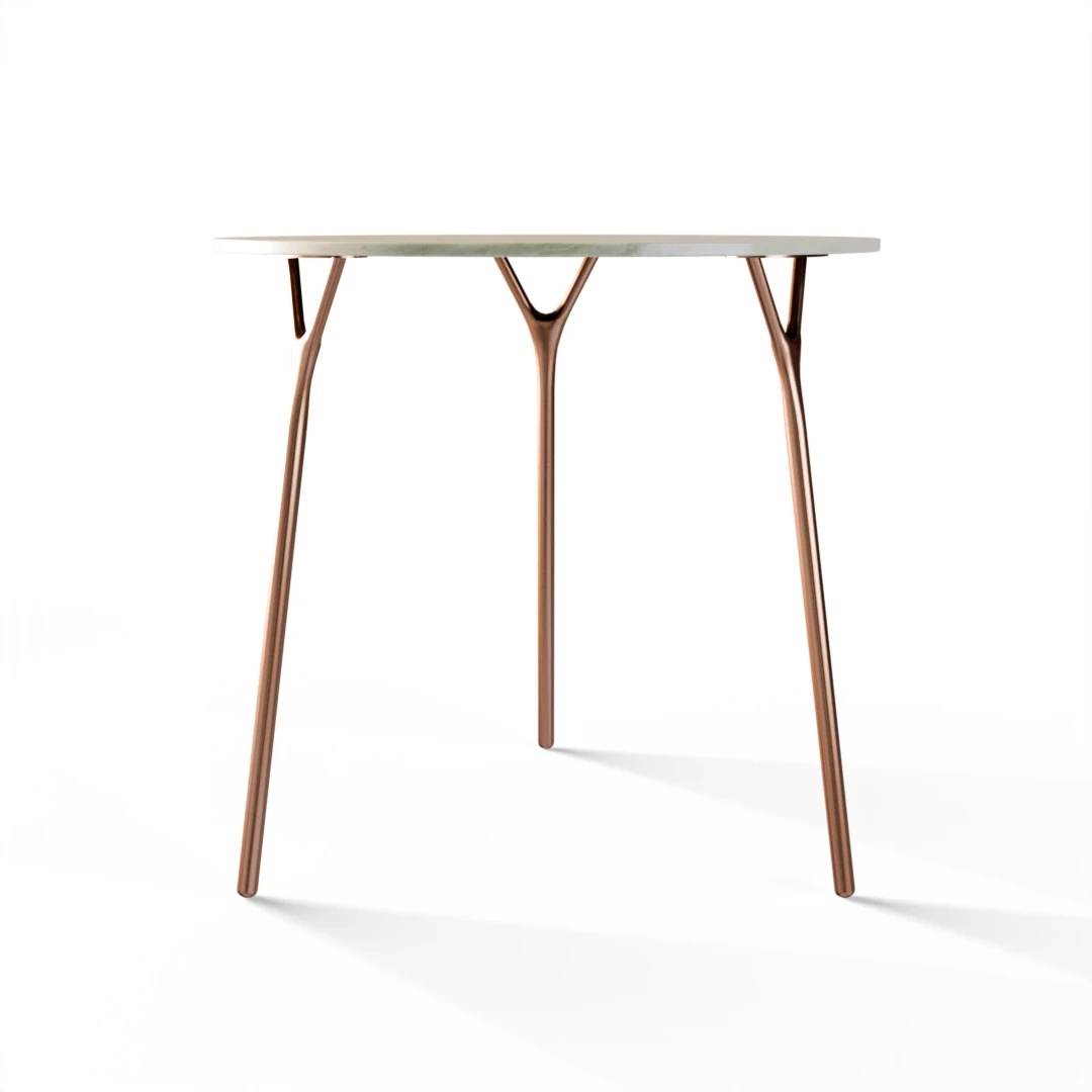 TABLE 1073 » FOREST GREEN/BRUSHED COPPER
