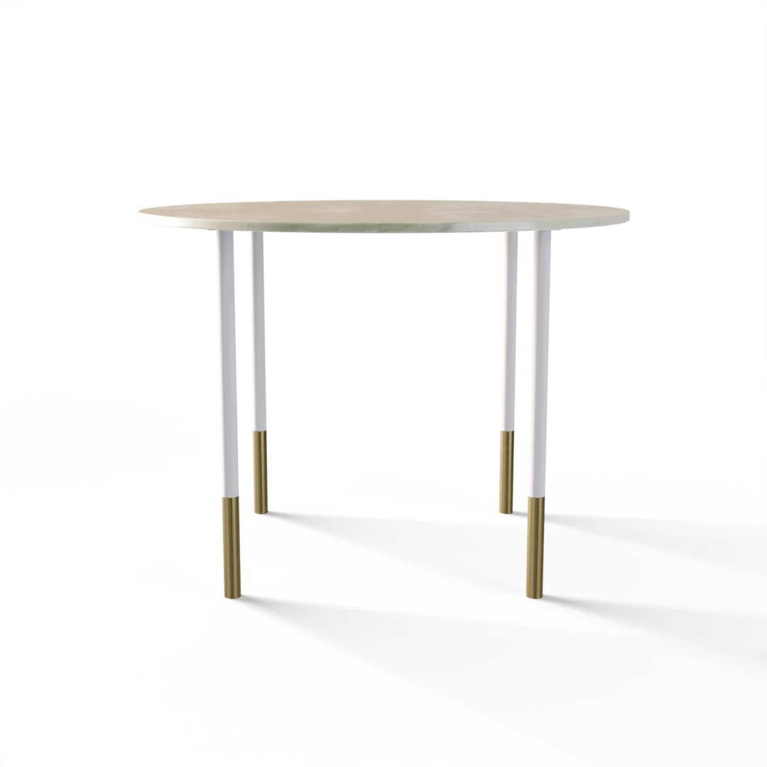 TAFEL 1074 » FOREST GREEN / MAT WIT/GEBORSTELD GOUD