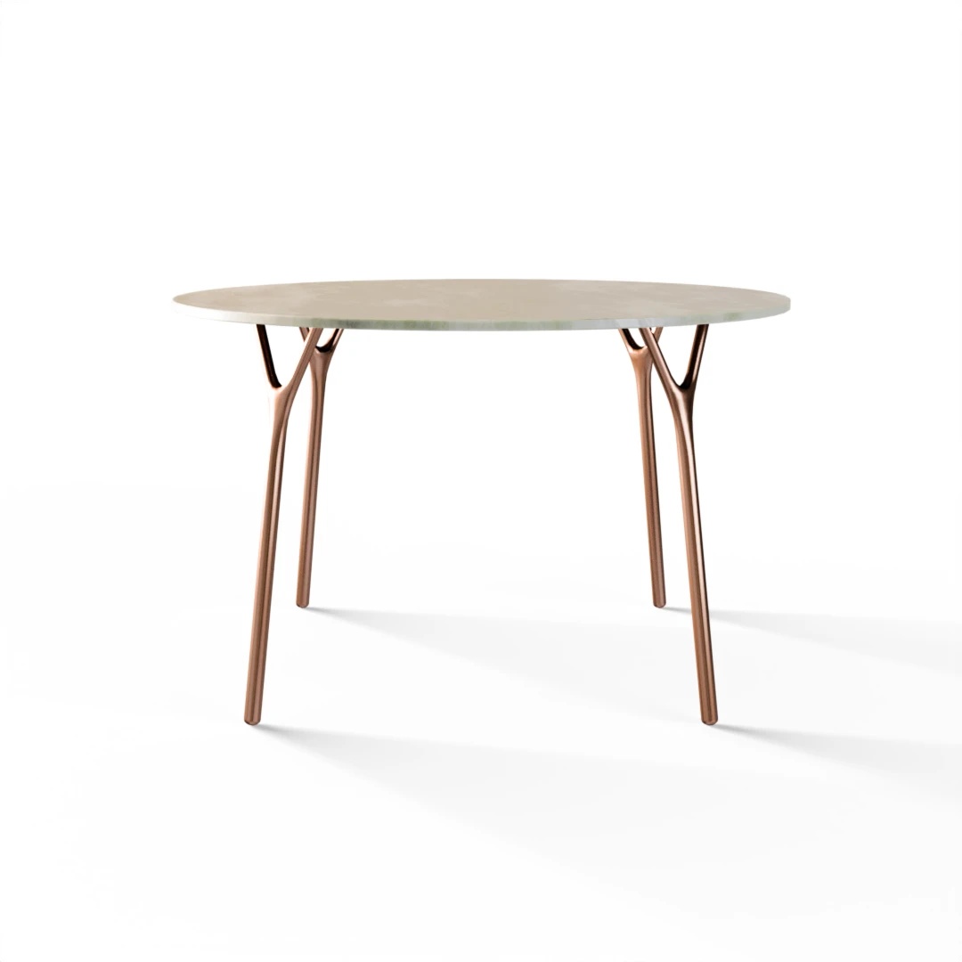 TABLE 1075 » FOREST GREEN/BRUSHED COPPER