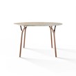 TAVOLO 1075 » Ø1200 FOREST GREEN/RAME SPAZZOLATO