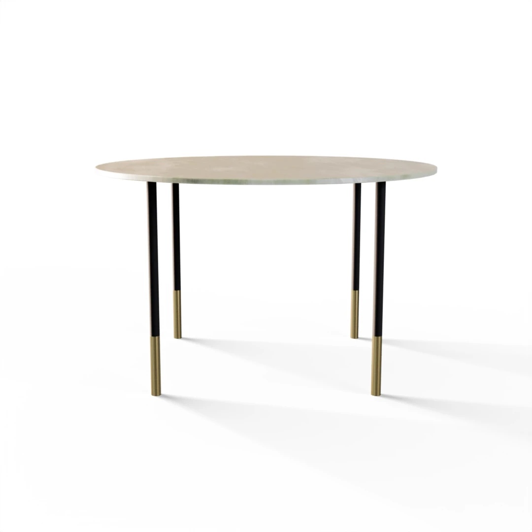 TAVOLO 1076 » FOREST GREEN/ NERO OPACO/ORO SPAZZOLATO