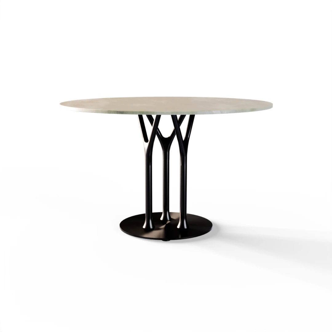 TABLE 1077 » FOREST GREEN/NOIR BROSSÉ