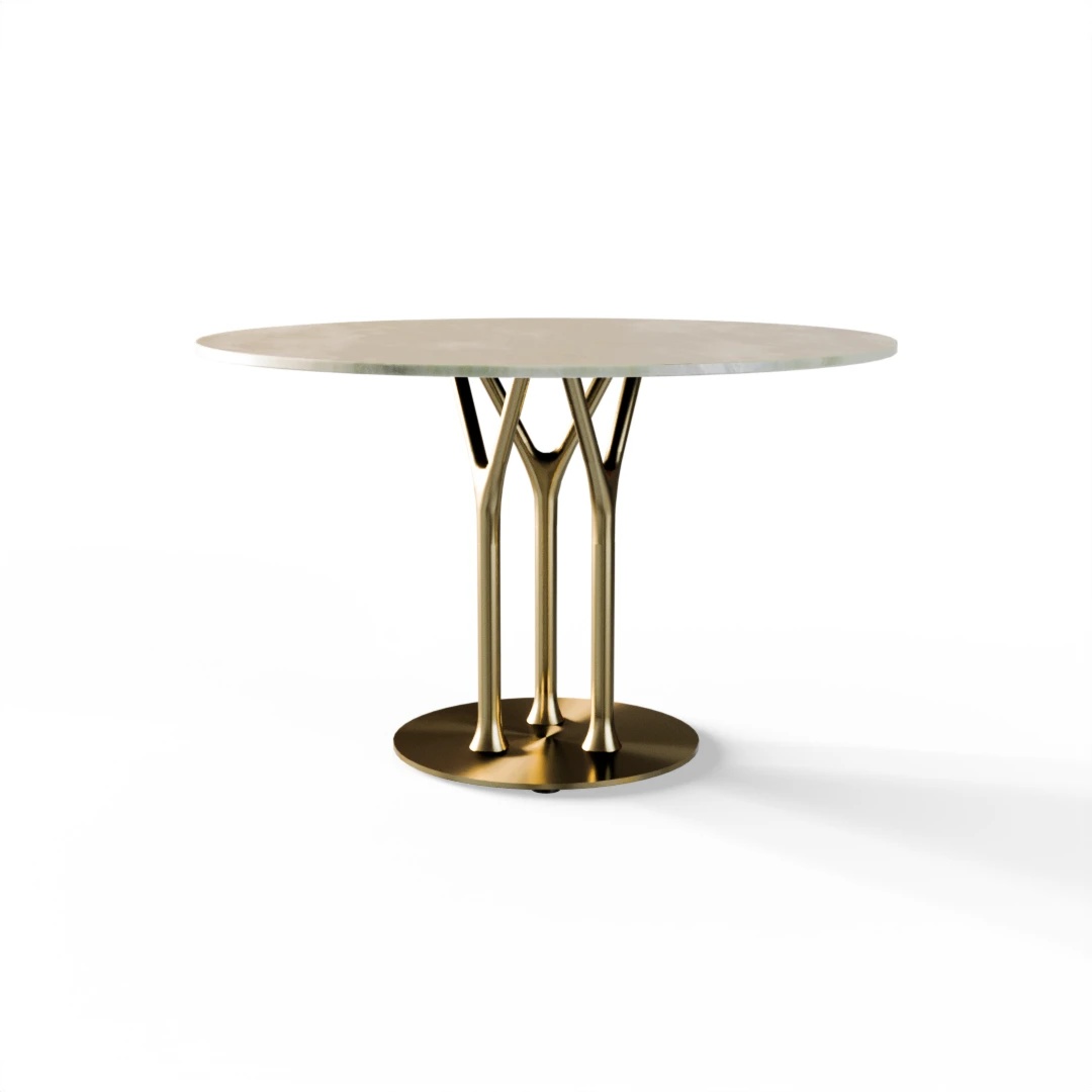 TAVOLO 1077 » FOREST GREEN/ORO SPAZZOLATO