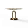 TAVOLO 1077 » FOREST GREEN/ORO SPAZZOLATO