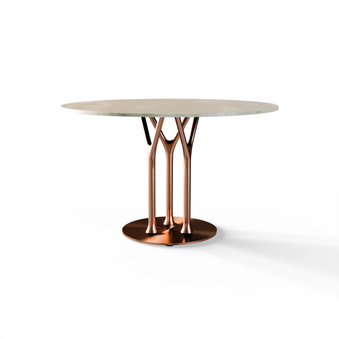 TABLE 1077 » FOREST GREEN/BRUSHED COPPER
