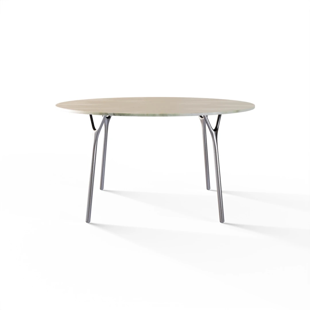 TISCH 1078 » FOREST GREEN/EDELSTAHL GEBÜRSTET
