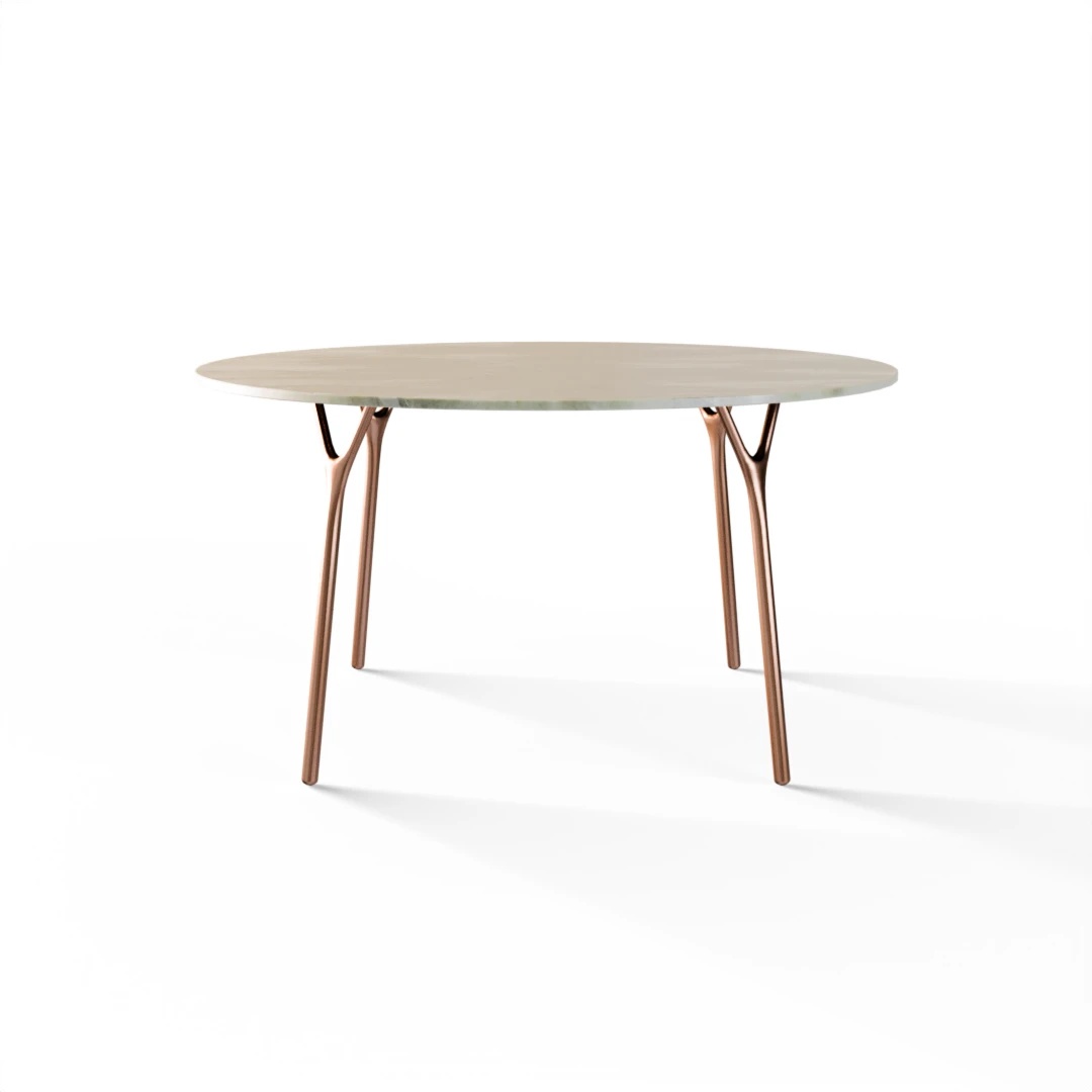 TISCH 1078 » FOREST GREEN/KUPFER GEBÜRSTET
