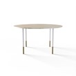 TISCH 1079 » FOREST GREEN / WEIß MATT/GOLD GEBÜRSTET