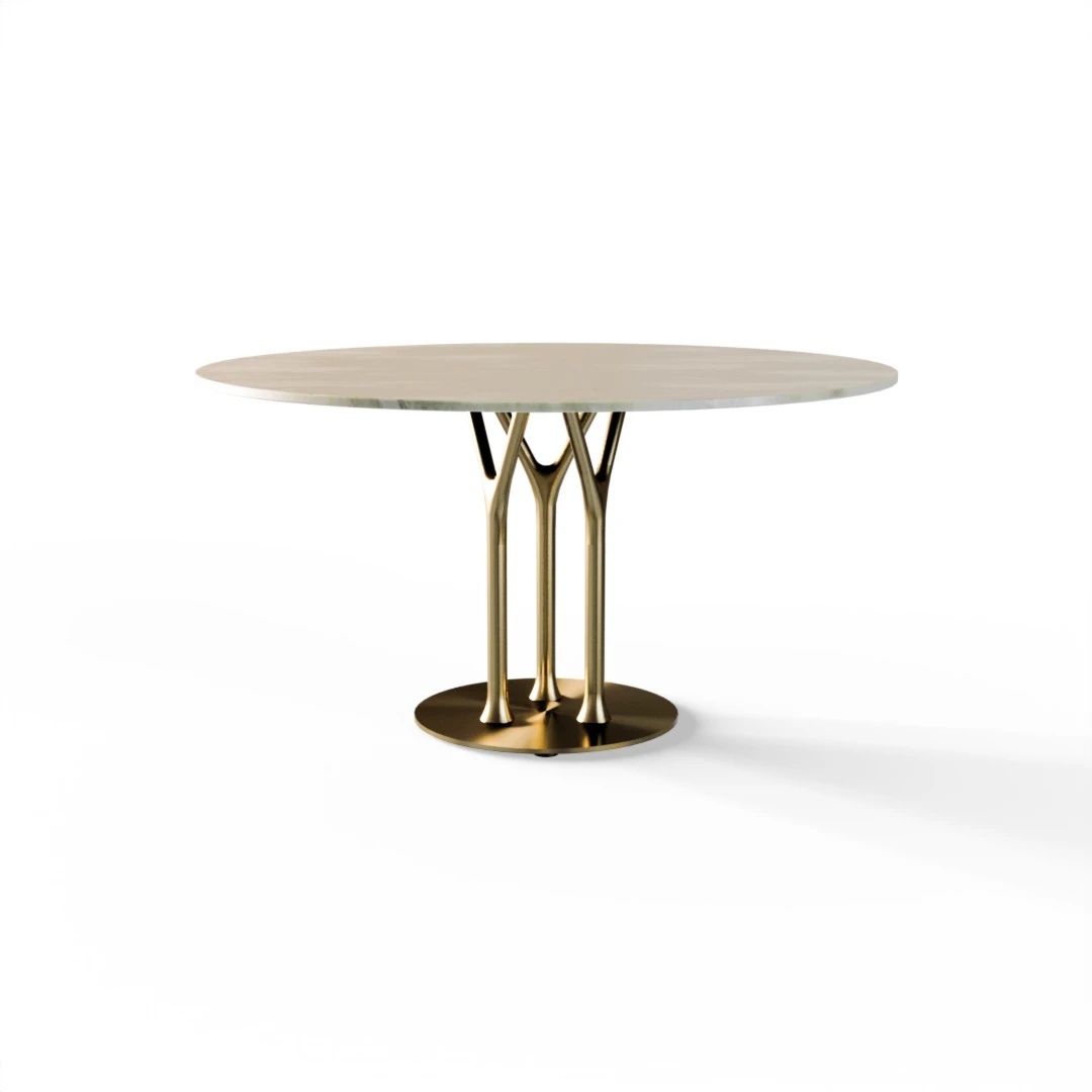 TABLE 1080 » FOREST GREEN/DORÉ BROSSÉ