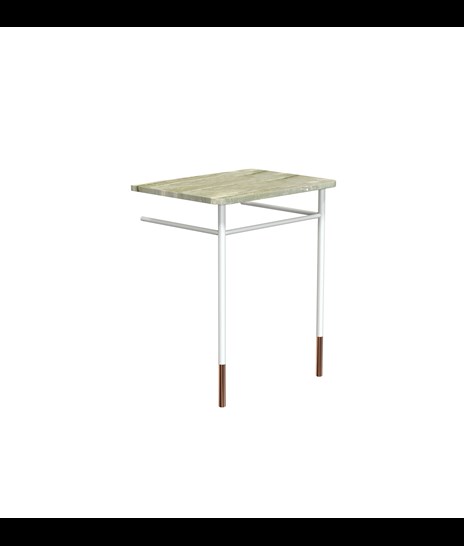 MEUBELSET 1084 » FOREST GREEN/MAT WIT/GEPOLIJST KOPER