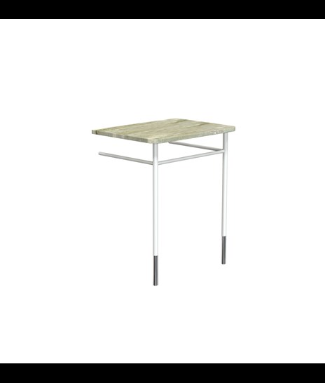 MEUBELSET 1084 » FOREST GREEN/MAT WIT/GEPOLIJST ROESTVAST