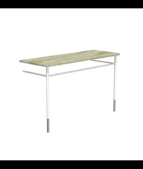 ENSEMBLE DE MEUBLES 1085 » FOREST GREEN/BLANC MAT/INOX BROSSÉ