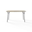 TABLE 1086 » FOREST GREEN / BRUSHED STAINLESS