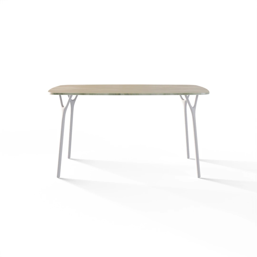TABLE 1086 » FOREST GREEN / MATT WHITE