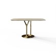 TABLE 1087 » FOREST GREEN / BRUSHED GOLD 