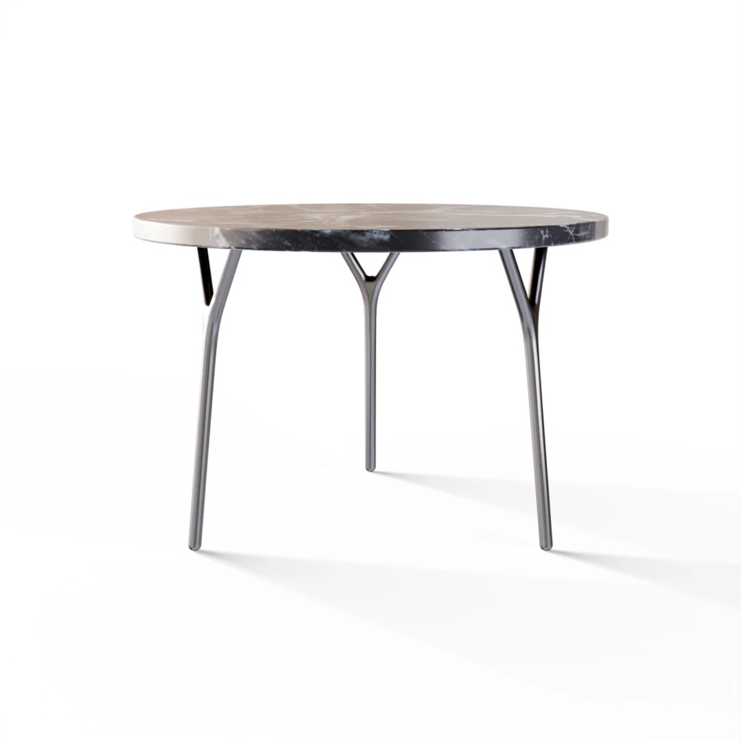 TABLE 2005 » VAN GOGH GREY / BRUSHED STAINLESS