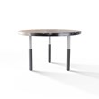 TABLE 2025 » VAN GOGH GREY / MATT WHITE/POLISHED STAINLESS