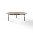 TABLE 2027 » VAN GOGH GREY / MATT WHITE/BRUSHED STAINLESS
