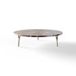 TABLE 2031 » VAN GOGH GREY / BRUSHED GOLD 