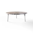 TABLE 2032 » VAN GOGH GREY / BRUSHED STAINLESS