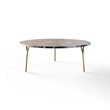 TABLE 2032 » VAN GOGH GREY / BRUSHED GOLD