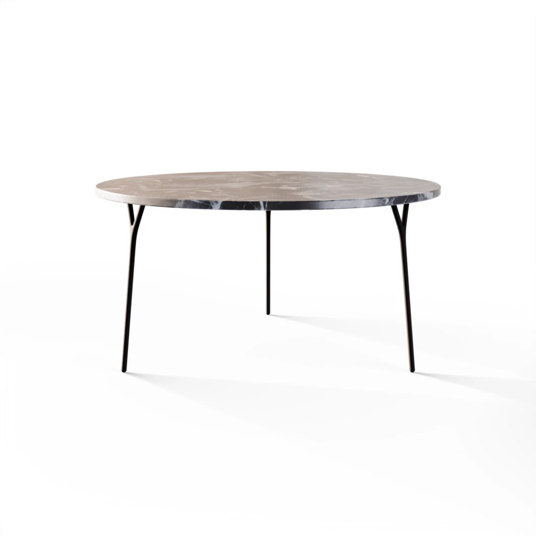 TABLE 2033 » VAN GOGH GREY / MATT BLACK 