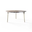 TABLE 2033 » VAN GOGH GREY / BRUSHED GOLD