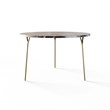TABLE 2034 » VAN GOGH GREY / BRUSHED GOLD