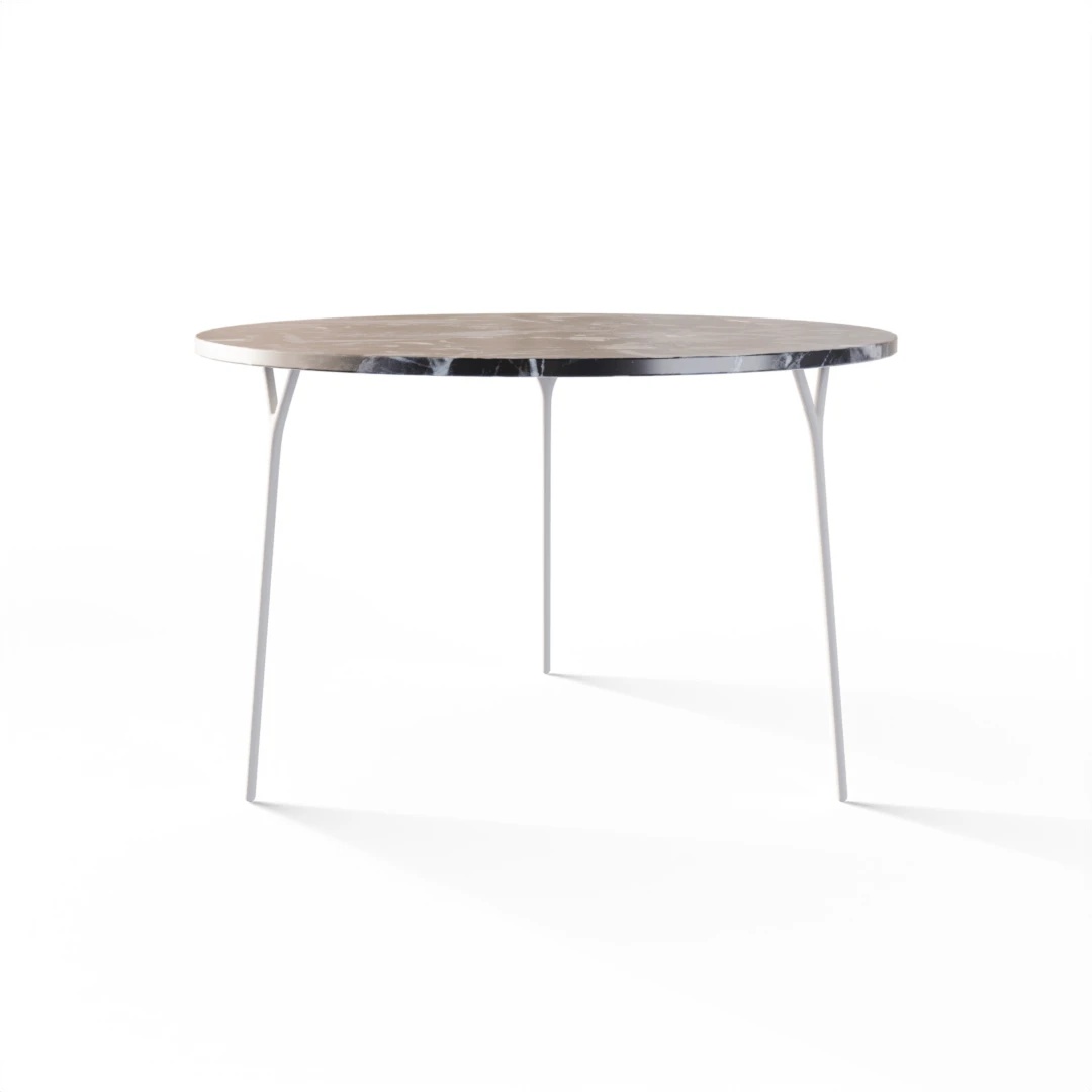 TABLE 2034 » VAN GOGH GREY / MATT WHITE