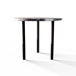 TABLE 2036 » VAN GOGH GREY / NOIR MAT/NOIR BROSSÉ