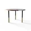 TABLE 2037 » VAN GOGH GREY / MATT BLACK/BRUSHED GOLD