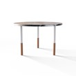 TABLE 2037 » VAN GOGH GREY / MATT WHITE/BRUSHED COPPER