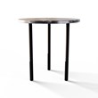TABLE 2043 » VAN GOGH GREY / NOIR MAT/NOIR BROSSÉ