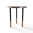 TABLE 2043 » VAN GOGH GREY / NOIR MAT/CUIVRE BROSSÉ