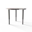 TABLE 2044 » VAN GOGH GREY / MATT BLACK/POLISHED STAINLESS