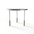 TABLE 2044 » VAN GOGH GREY / MATT WHITE/BRUSHED GOLD 