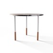 TABLE 2044 » VAN GOGH GREY / MATT WHITE/BRUSHED COPPER 